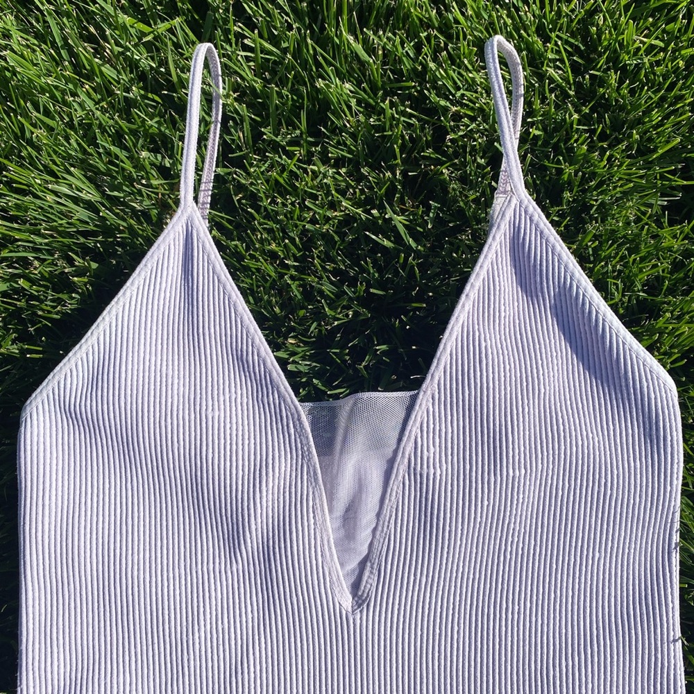 Mesh V-Neck Tank